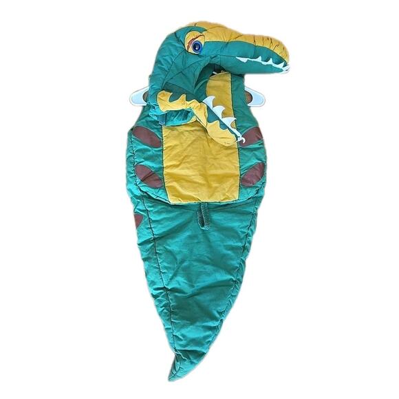 Lillian Vernon Dinosaur Costume Soft 2 Pieces Green size 2-4 Vintage - Picture 1 of 5